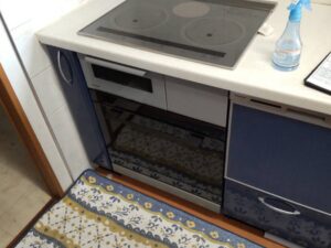 広島キッチン取付け隊　電気オーブンの取替　施工後